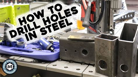 sheet metal drilling process|how to drill metal hole.